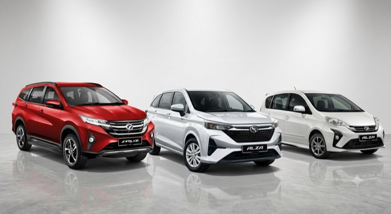 Perodua Aruz dan Alza — MPV keluarga 7 tempat duduk untuk disewa di Temerloh